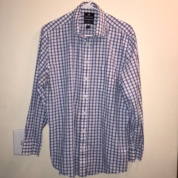 Stafford Travel Long Sleeve Button down Shirt